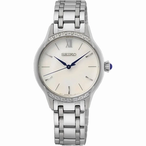 Seiko Women's Watch - Quartz White Dial Stainless Steel Bracelet | SRZ543 Luxury Quartz Watch Quartz Watch Sale