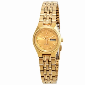 Seiko Women's Watch - Series 5 Automatic Gold Dial Plated Steel Bracelet | SYME46,automatic watch,automatic watches for men,automatic watches for women,luxury automatic watch,minimalist automatic watch,dress automatic watch,vintage automatic watch,automat