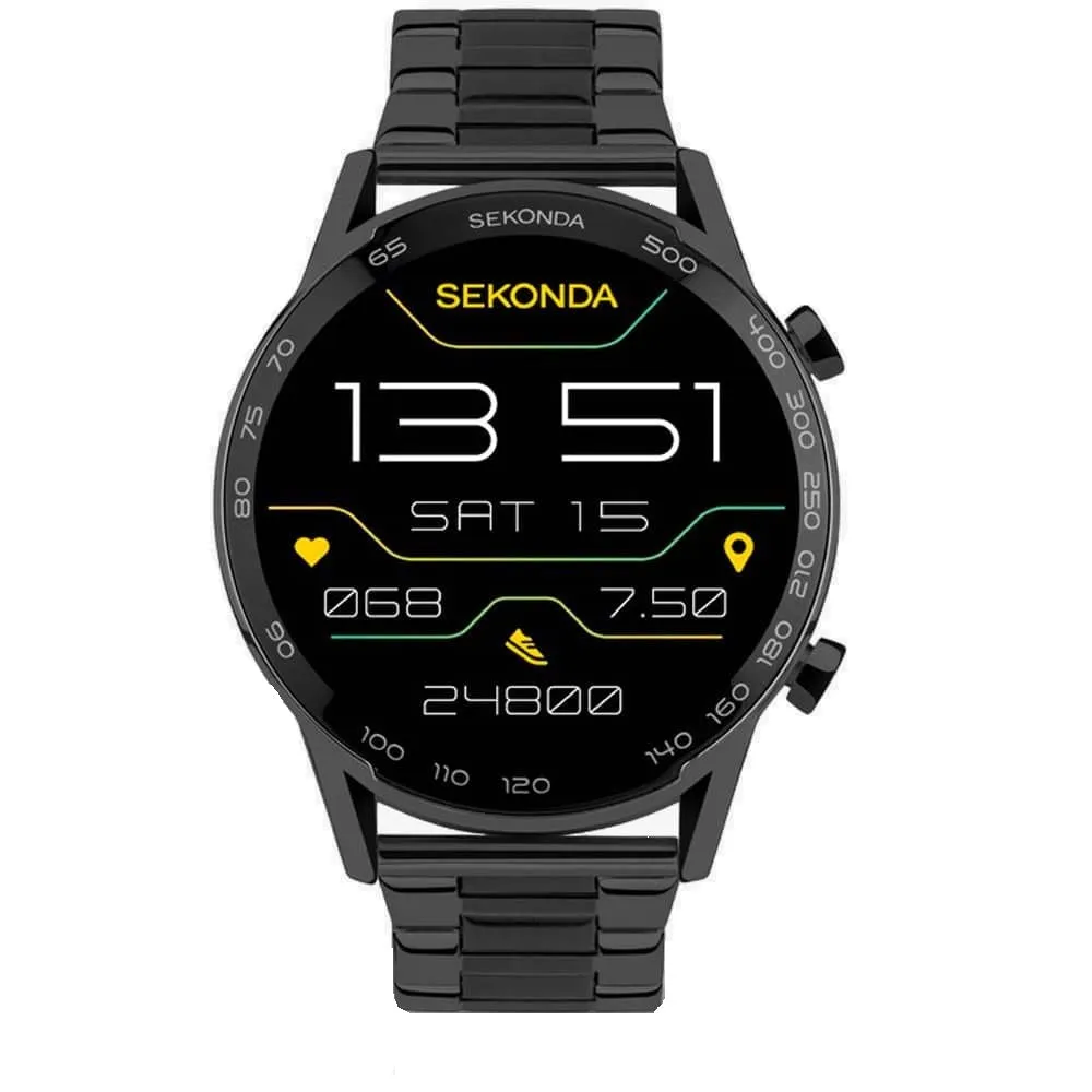 Sekonda Active Plus Smart Watch Black Case Black Bracelet 30226 cheap digital watch best digital watch for men