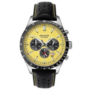Sekonda Aviator Chronograph Leather Strap Mens Watch 1395 cheap digital watch best digital watch for men