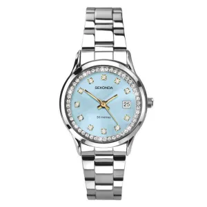 Sekonda Catherine Crystal Set Classic Ladies Watch Blue 40476 cheap digital watch best digital watch for men