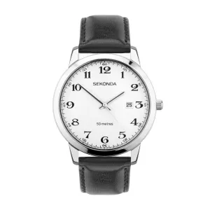 Sekonda Classic Easy Reader Leather Strap Mens Watch 30129 cheap digital watch best digital watch for men