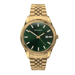 Sekonda King Green Dial Gold Tone Mens Watch 30157 cheap digital watch best digital watch for men
