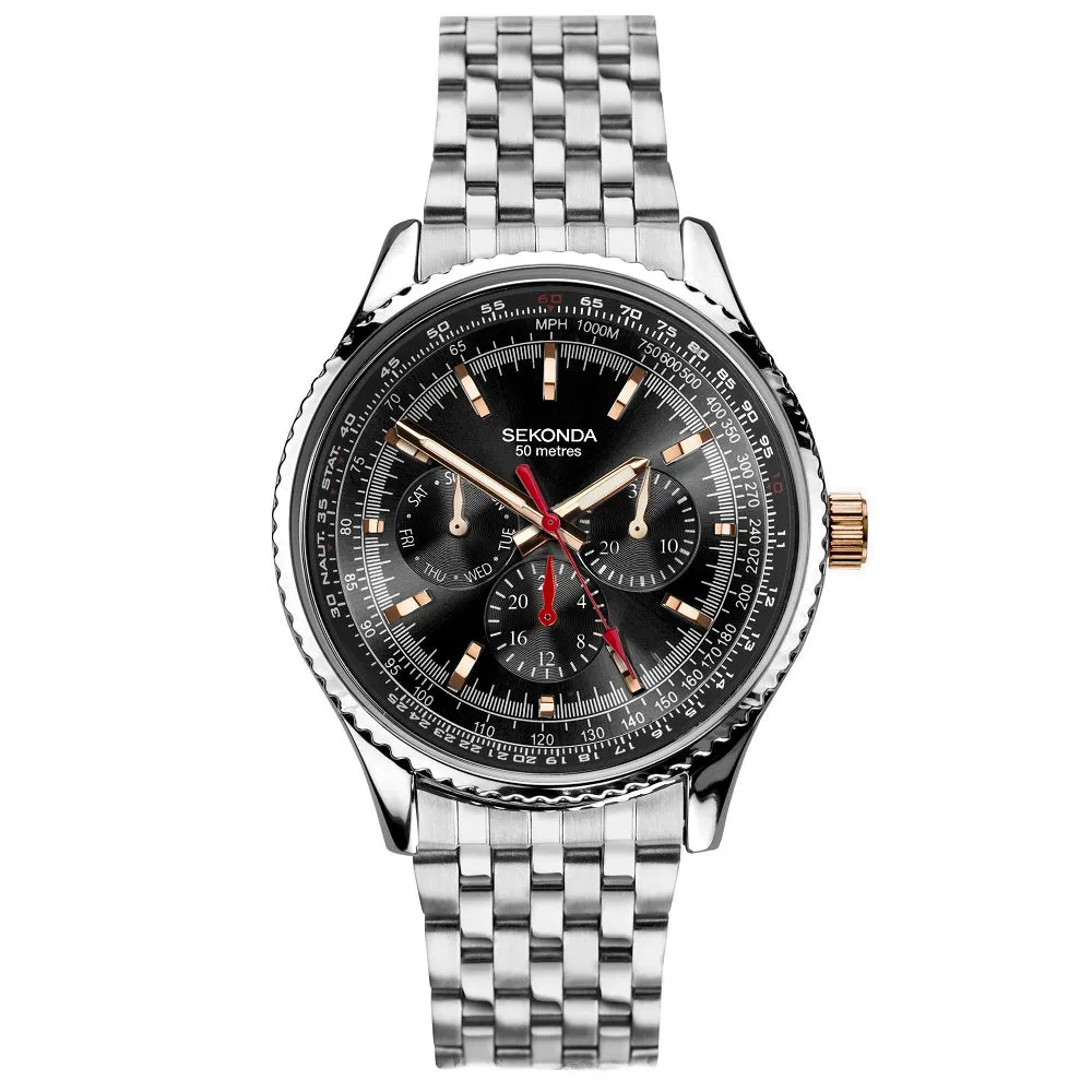 Sekonda Maverick Pilot Aviator Mens Bracelet Watch 30038 cheap digital watch best digital watch for men