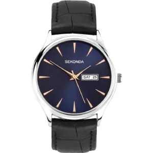 Sekonda Minimal Day Date Leather Strap Men's Watch 1895 cheap digital watch best digital watch for men