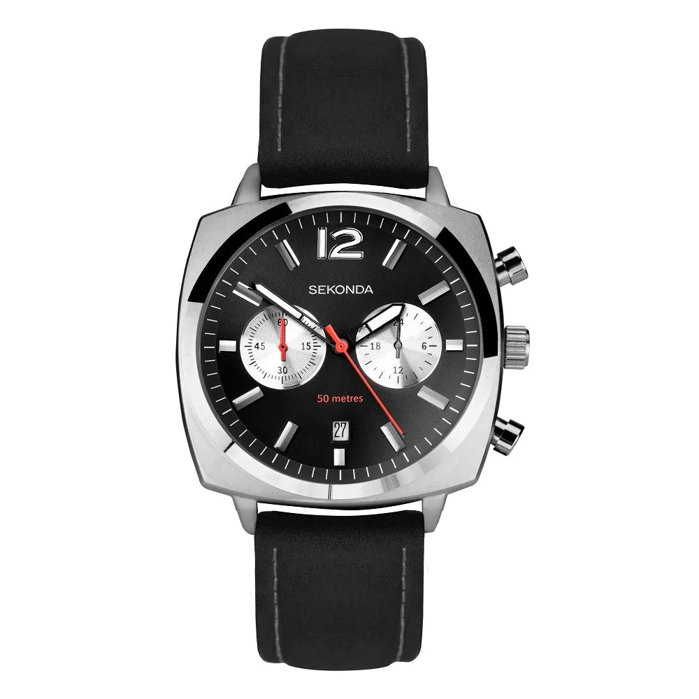 Sekonda Pilot Airborne Chronograph Black Strap Mens Watch 30028 cheap digital watch best digital watch for men