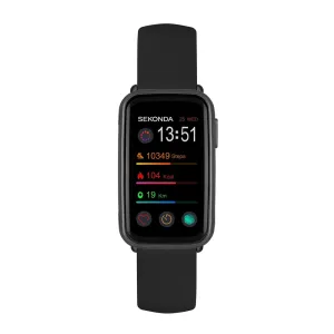 Sekonda Track Smart Watch Black Case and Silicone Strap 30171 cheap digital watch best digital watch for men