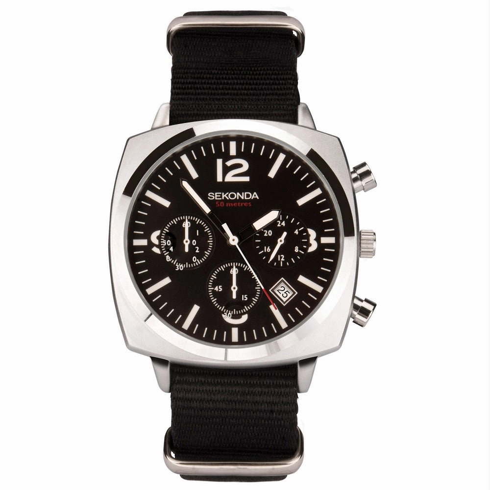 Sekonda Airborne Chronograph Mens Watch 1989 