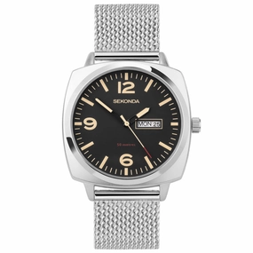 Sekonda Airborne Stainless Steel Silver Men's Watch 30101 