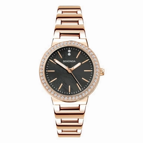 Sekonda Amelia Rose Crystal Set Ladies Watch 40530 