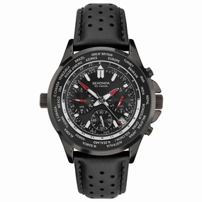 Sekonda Black Case Black Dial Mens Watch SK1864 