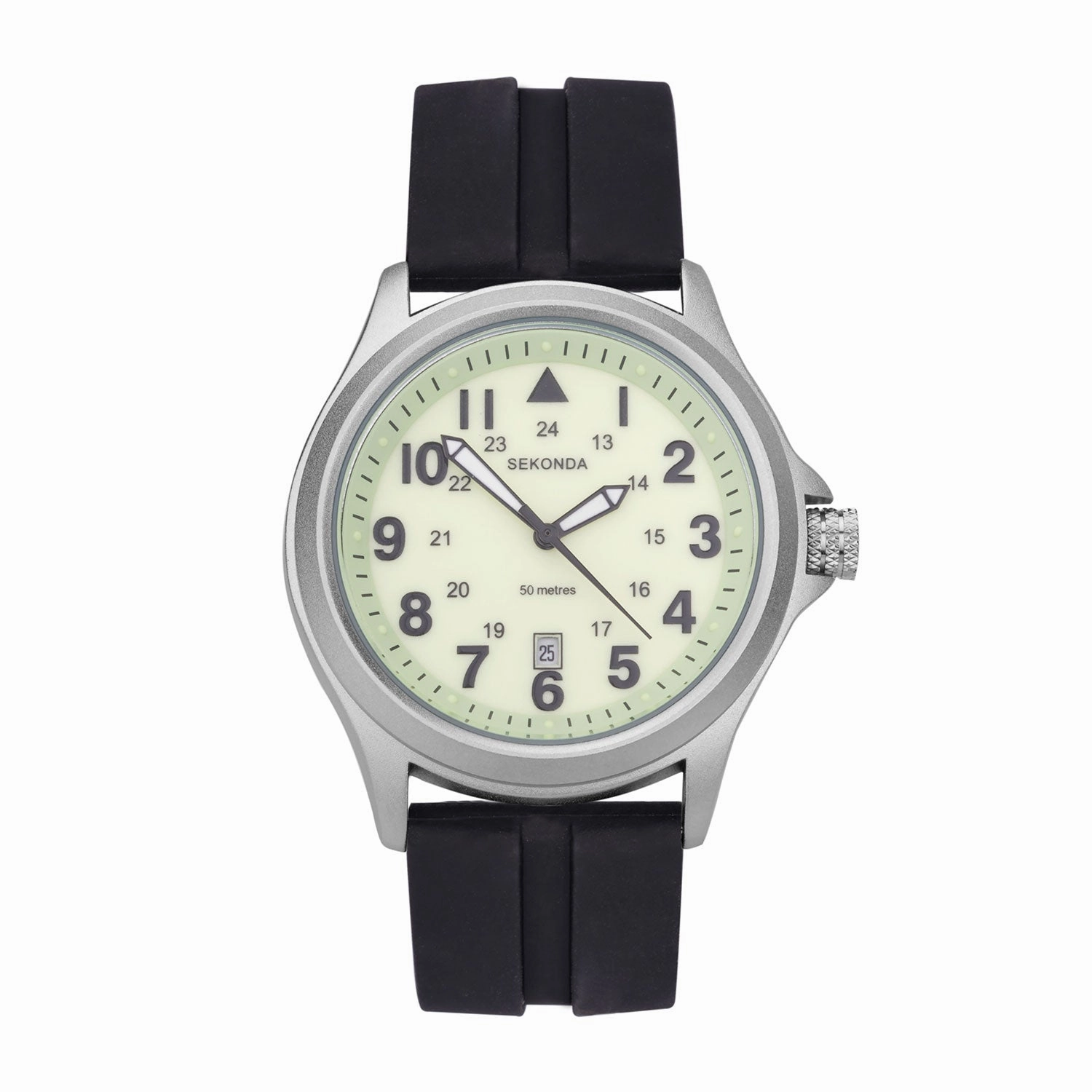 Sekonda Black Silicon Watch SK30093 