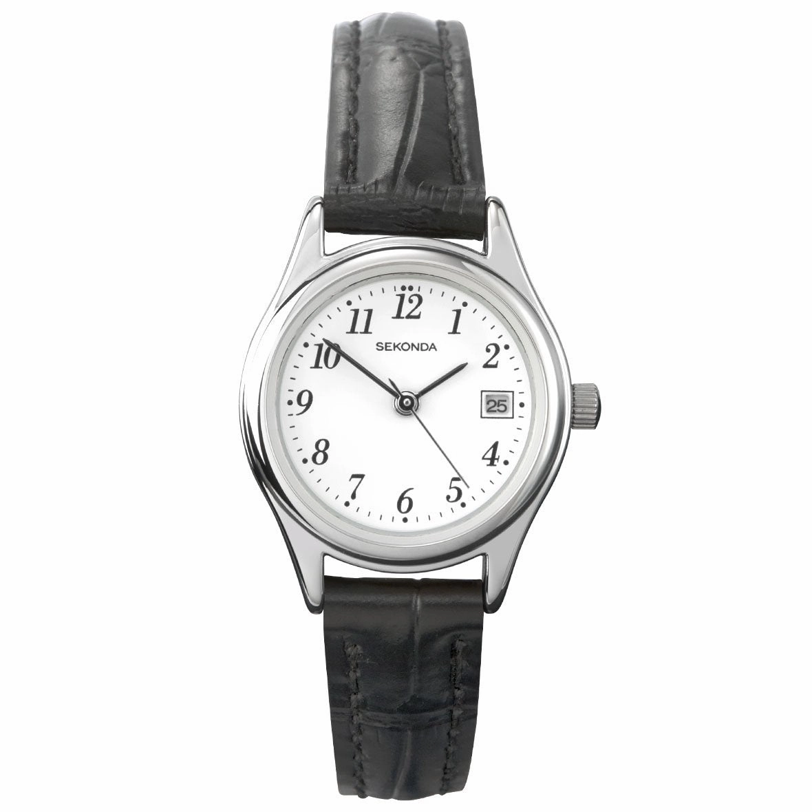 Sekonda Classic Leather Strap White Dial Watch SK4081 