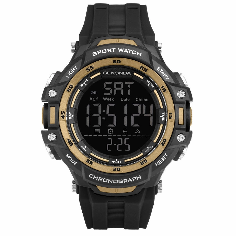Sekonda Crossfell Digital Sports Watch Black 30162 