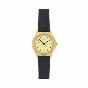 Sekonda Gold Plated Navy Strap Ladies Watch 2813 