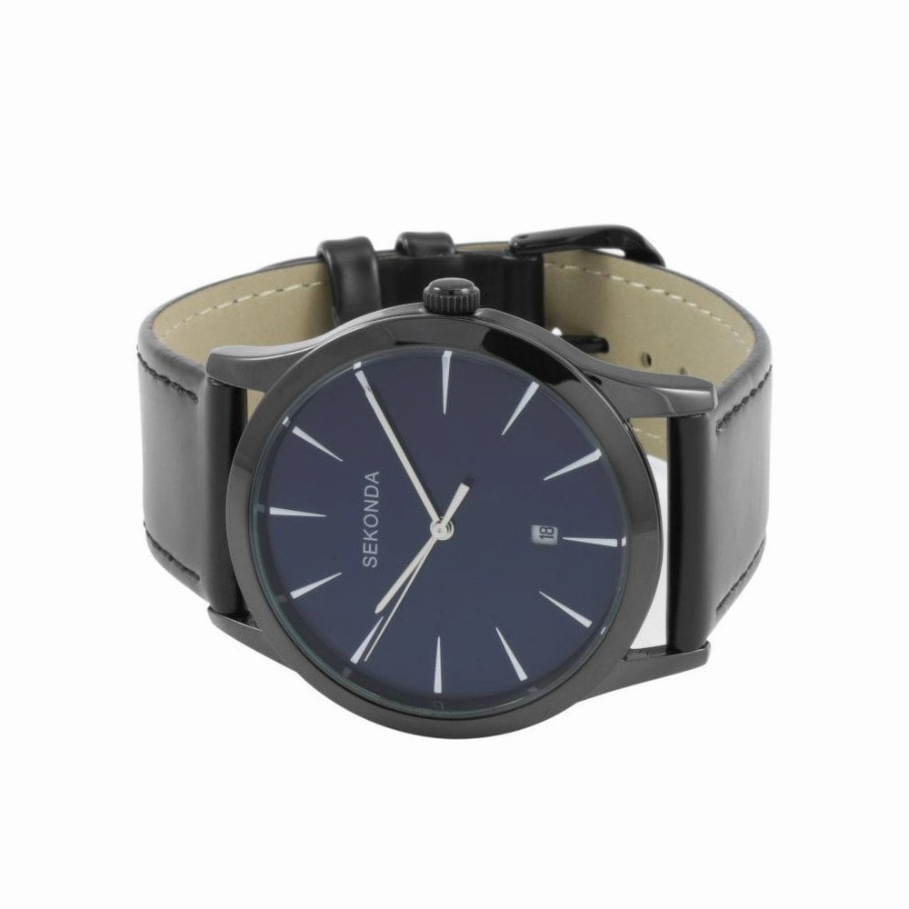 Sekonda Mens Leather Strap Watch 3536