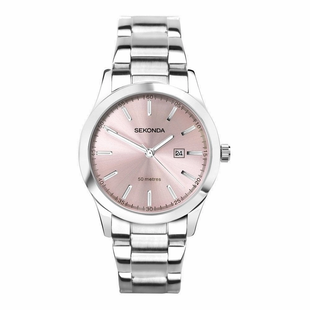 Sekonda Taylor Classic Pink Dial Ladies Watch 40398 