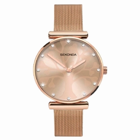 Sekonda Tree of Life Rose Tone Ladies Watch 2848 