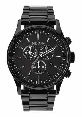 Sentry Chrono - All Black stainless-steel watches stainless steel watch bands stainless steel watches cheap