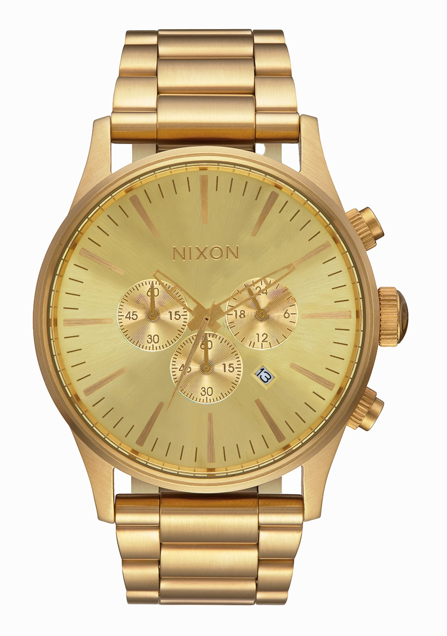 Sentry Chrono - All Gold stainless-steel watches stainless steel watch bands stainless steel watches cheap