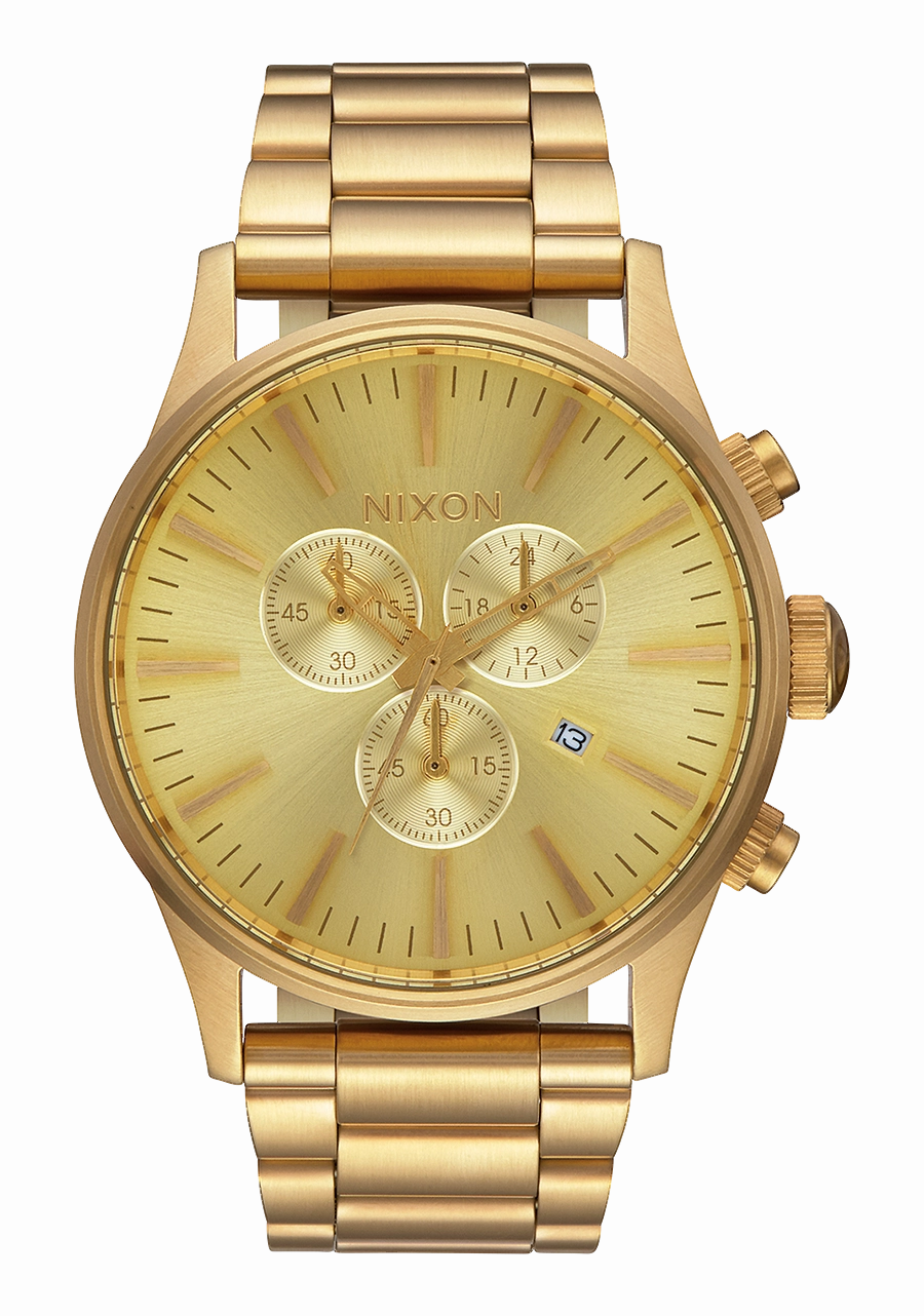 Sentry Chrono - All Gold stainless-steel watches stainless steel watch bands stainless steel watches cheap