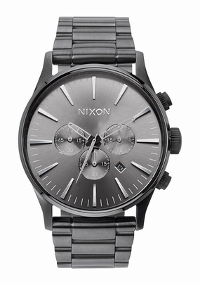 Sentry Chrono - All Gunmetal stainless-steel watches stainless steel watch bands stainless steel watches cheap