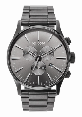 Sentry Chrono - All Gunmetal stainless-steel watches stainless steel watch bands stainless steel watches cheap