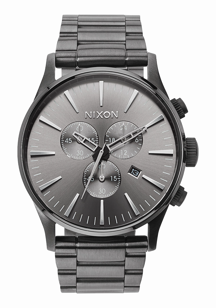 Sentry Chrono - All Gunmetal stainless-steel watches stainless steel watch bands stainless steel watches cheap