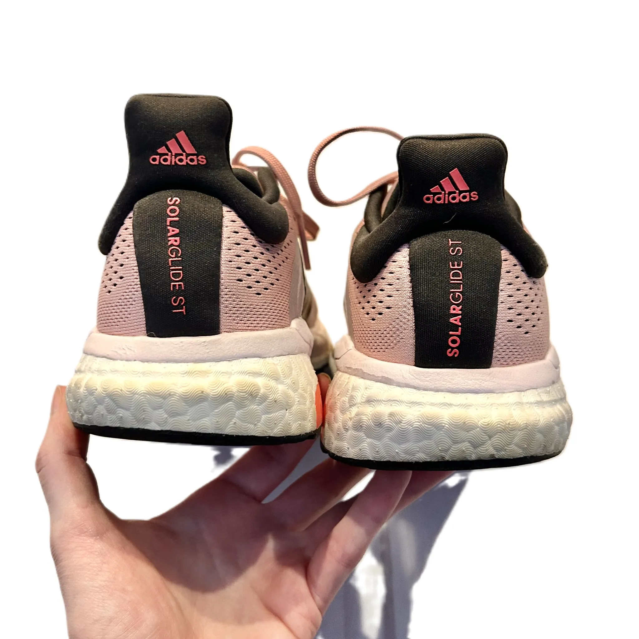 Shoes Athletic By Adidas In Black & Pink, Size: 6.5 adidas