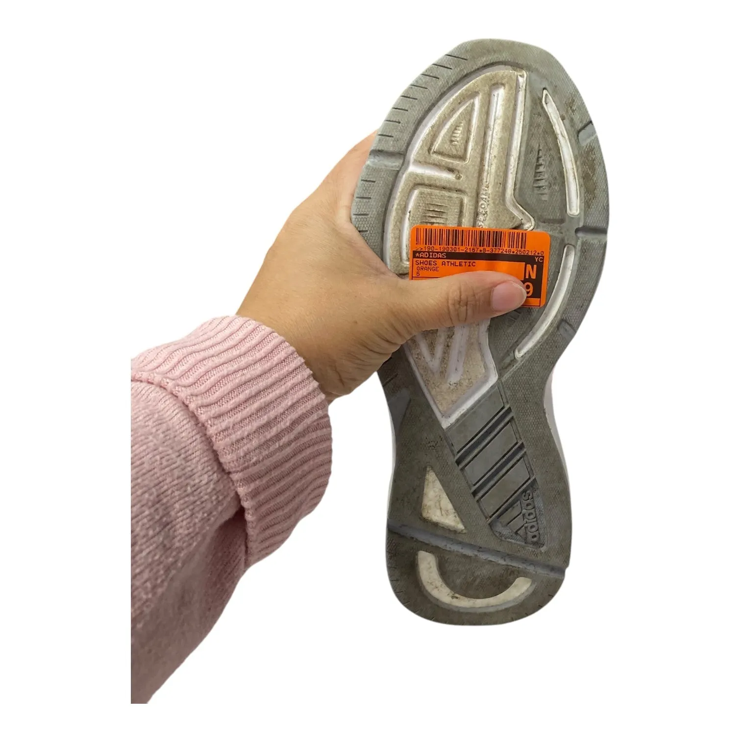 SHOES ATHLETIC by ADIDAS In ORANGE, Size: 5 adidas