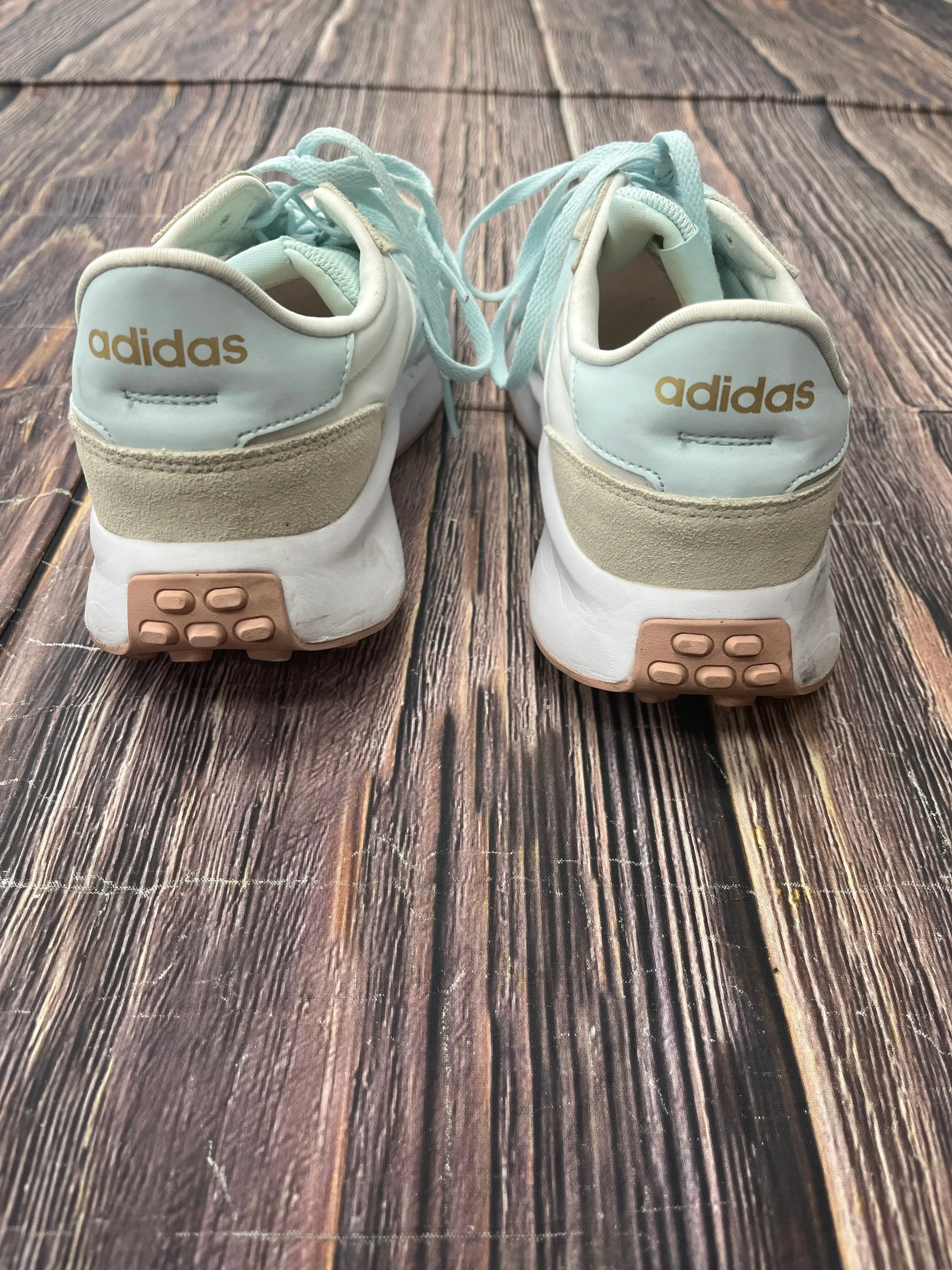 Shoes Athletic By Adidas In White, Size: 9 adidas