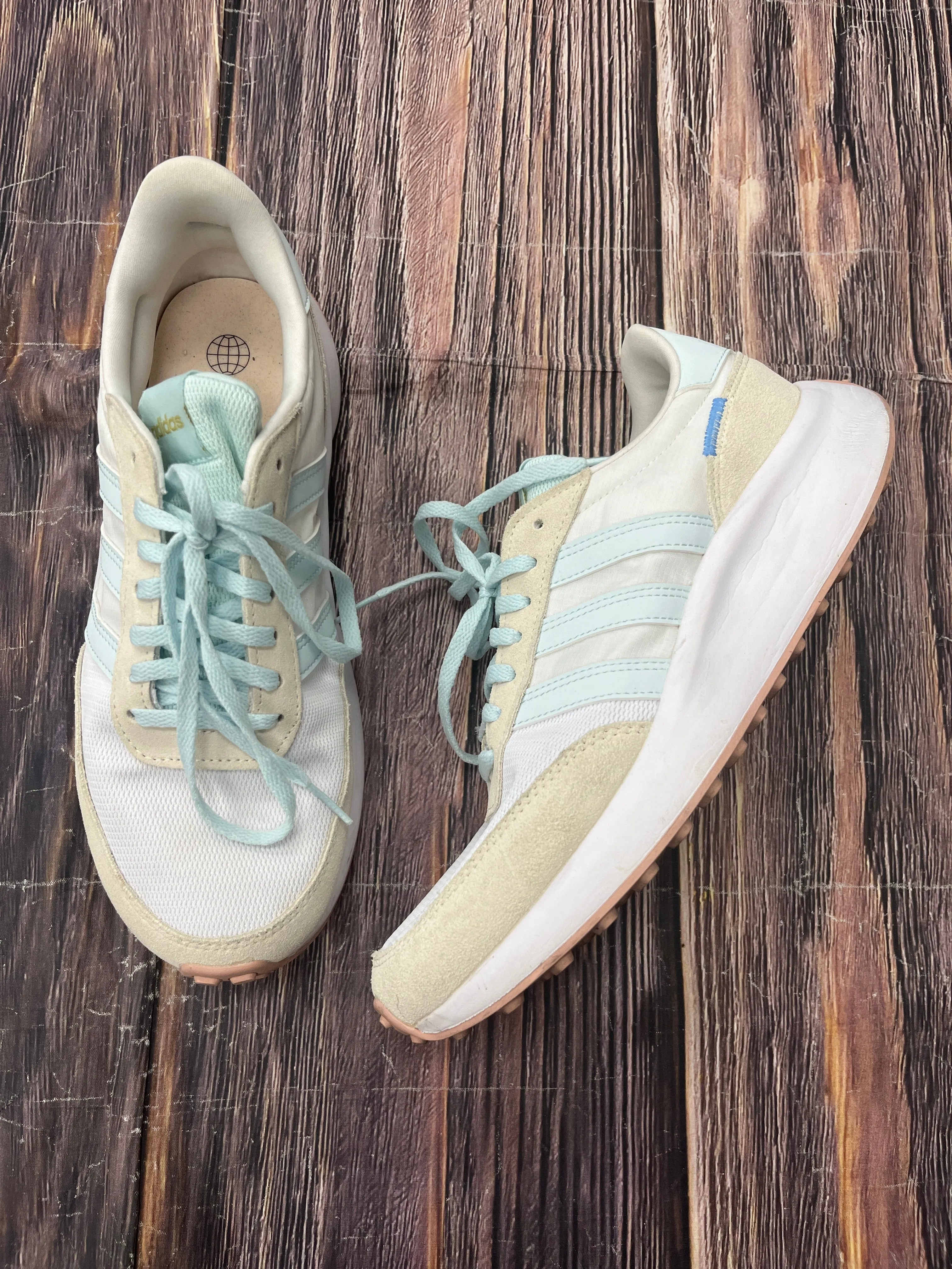 Shoes Athletic By Adidas In White, Size: 9 adidas