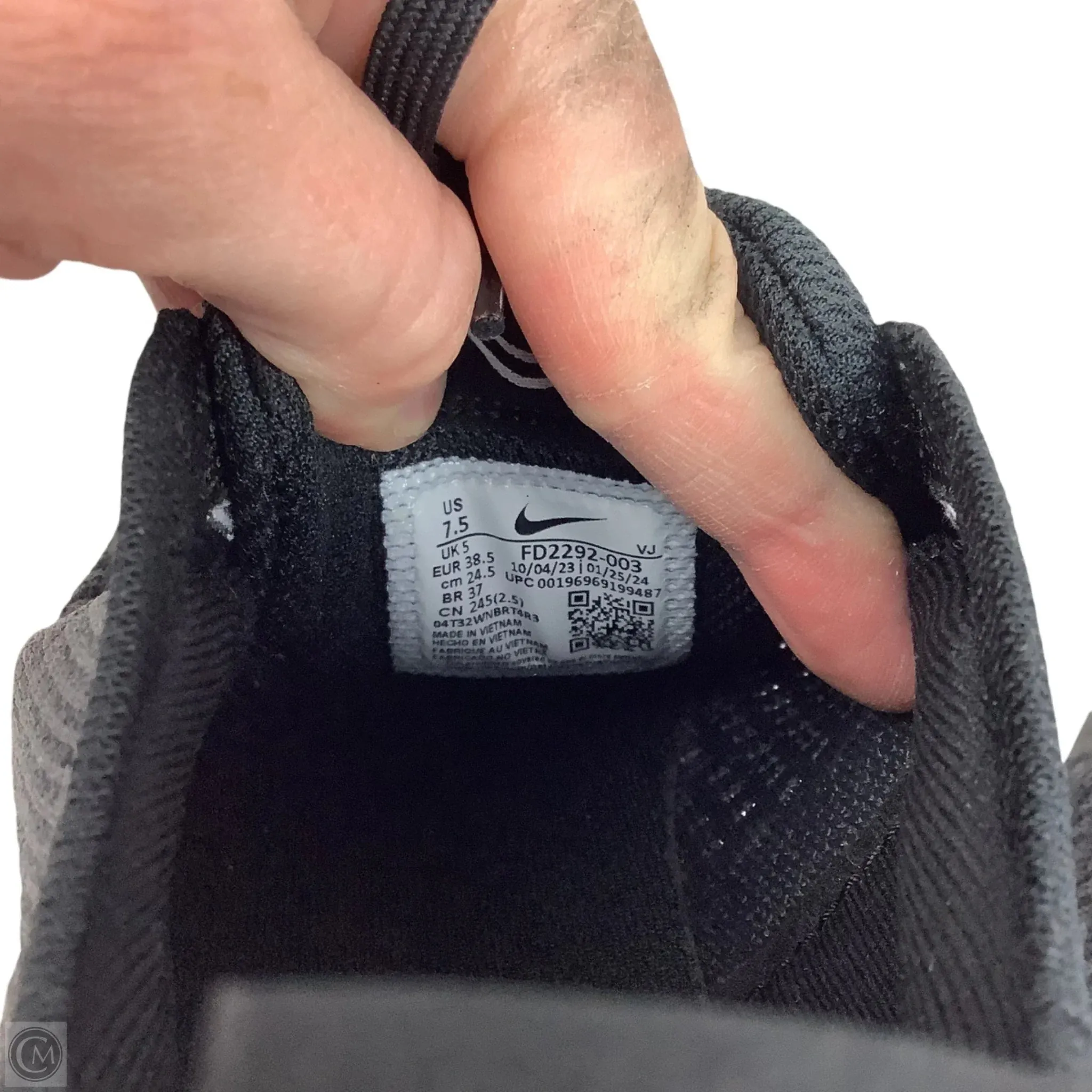 Shoes Athletic By Nike In Black, Size: 7.5 nike