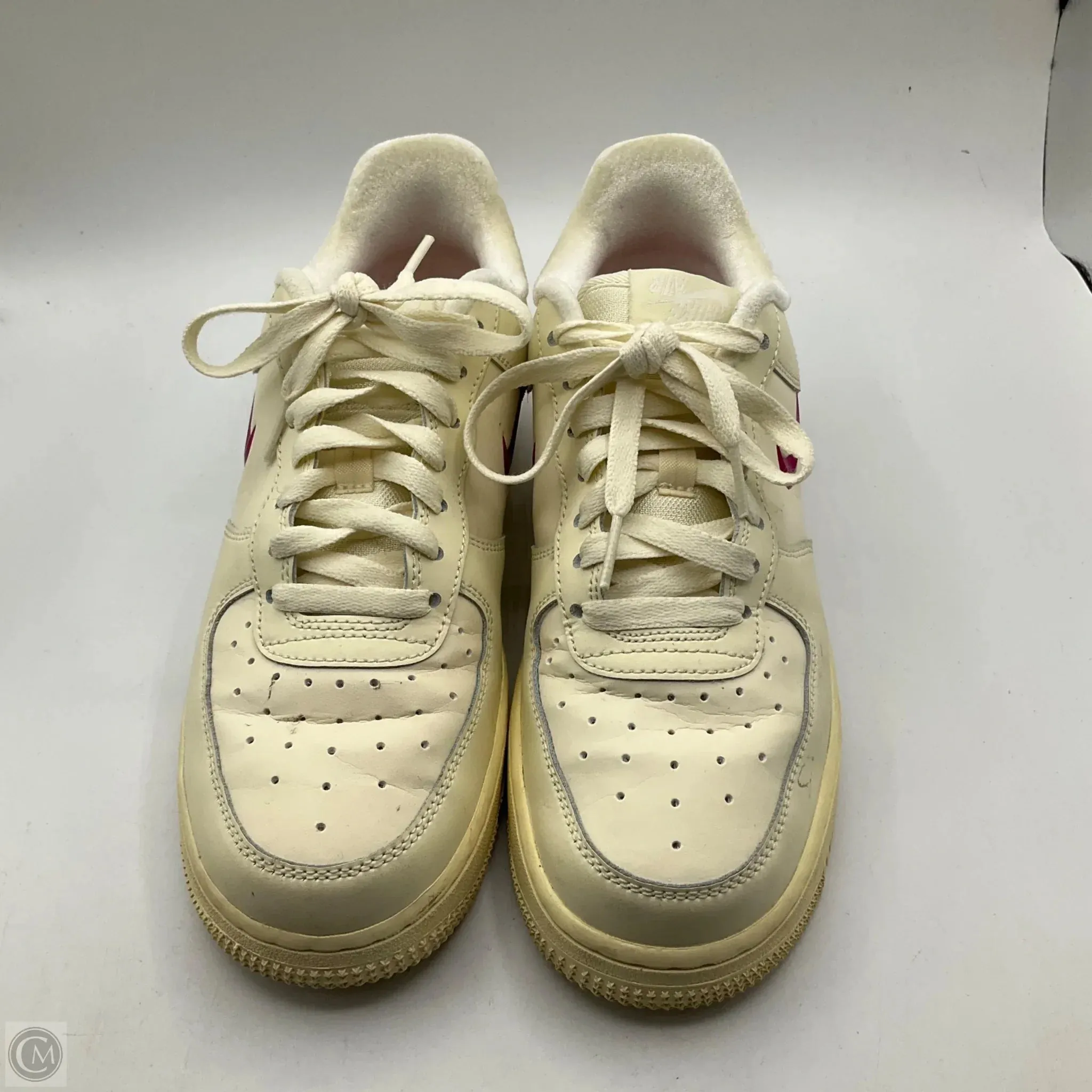 Shoes Athletic By Nike In Cream, Size: 8 nike