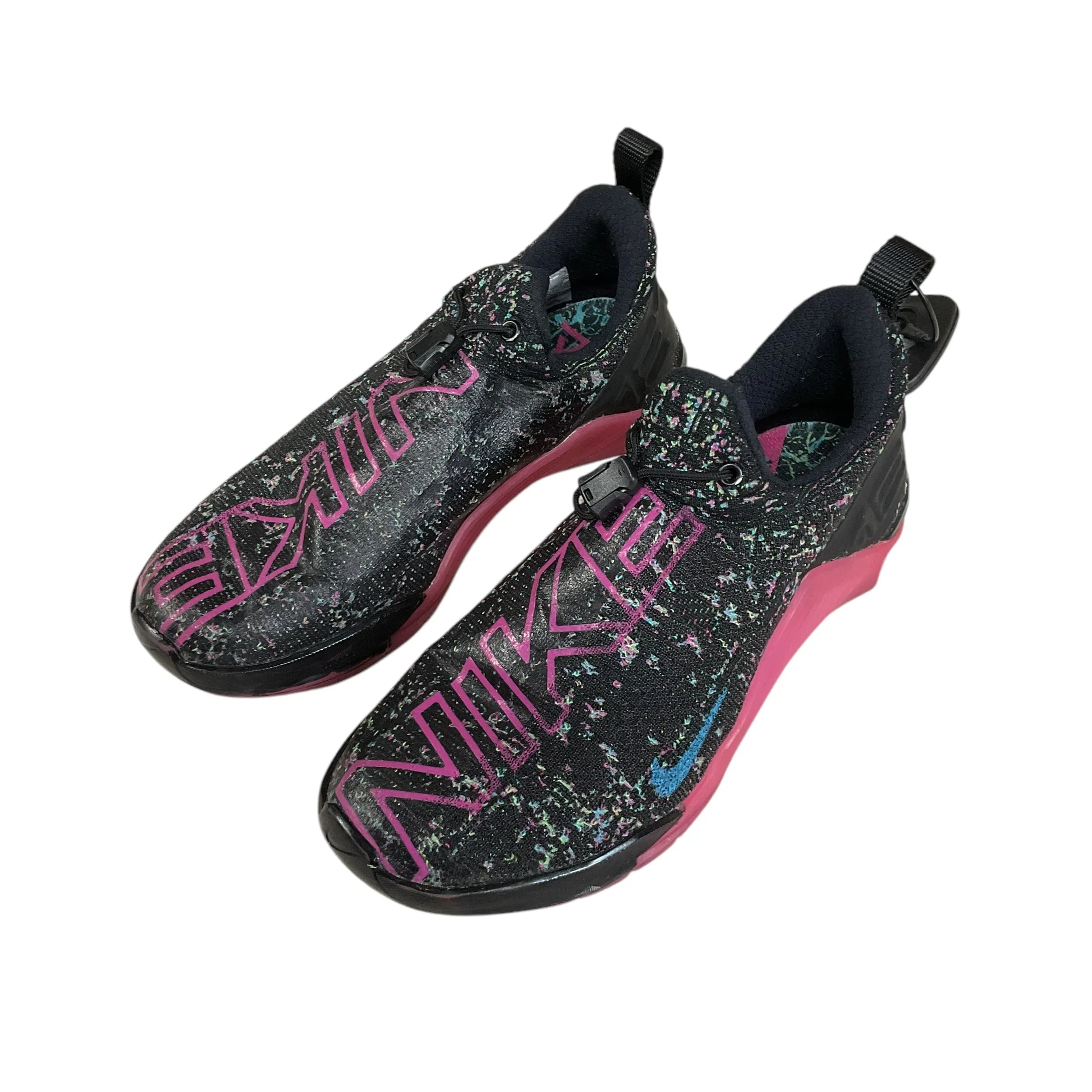 Shoes Flats By Nike In Black & Purple, Size:6 nike