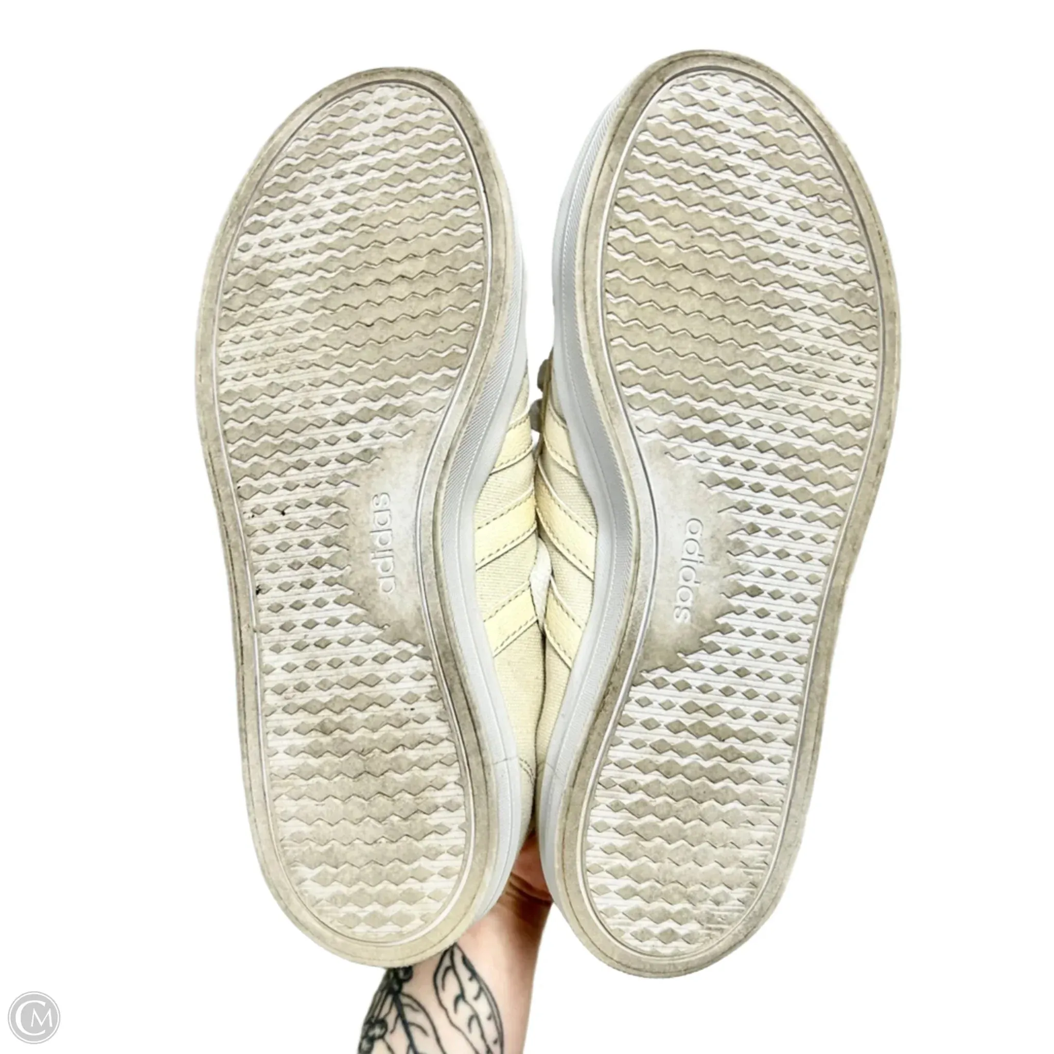 Shoes Sneakers By Adidas In Cream, Size: 6.5 adidas