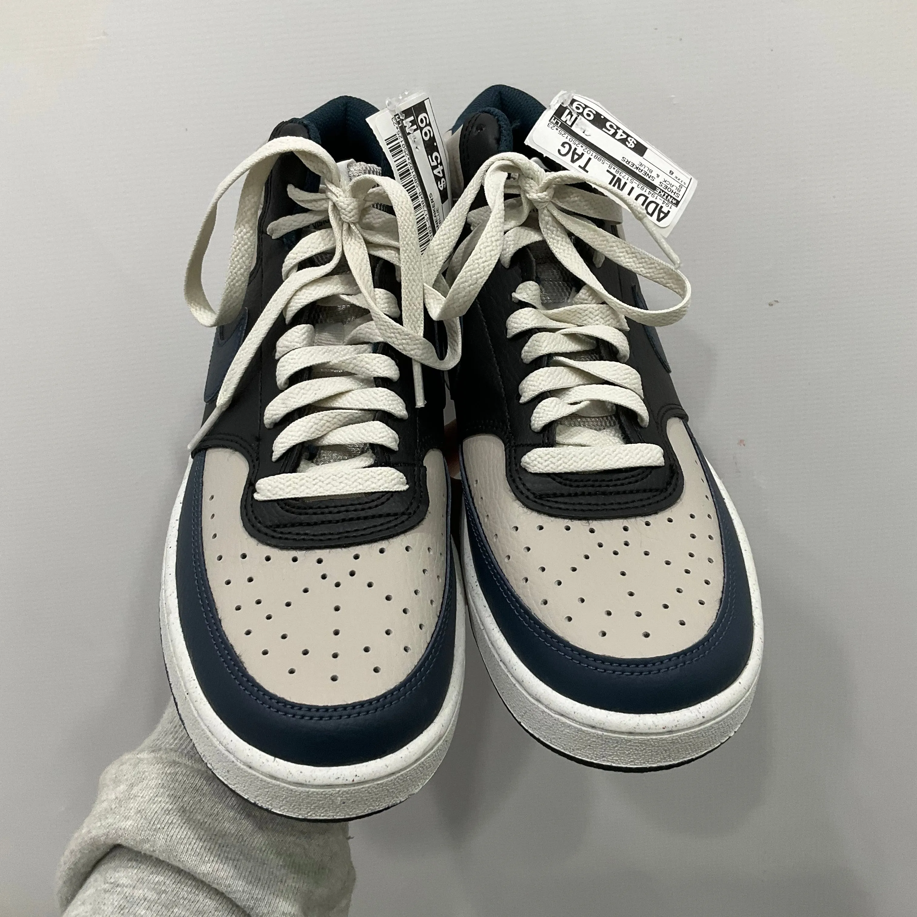 Shoes Sneakers By Nike In Black & Blue, Size: 8 nike