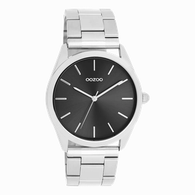 Silver coloured OOZOO watch with stainless steel bracelet - C11429,seiko watches,couple watches,watches designer,watches discount,women watches,best women watches,high end women's watches,high quality women's watches