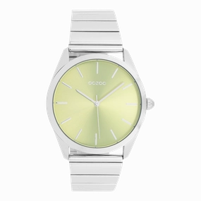 Silver coloured OOZOO watch with stainless steel bracelet - C11515,seiko watches,couple watches,watches designer,watches discount,women watches,best women watches,high end women's watches,high quality women's watches