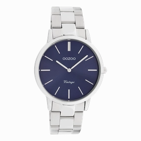 Silver coloured OOZOO watch with stainless steel bracelet - C20029,seiko watches,couple watches,watches designer,watches discount,women watches,best women watches,high end women's watches,high quality women's watches