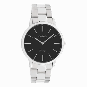 Silver coloured OOZOO watch with stainless steel bracelet - C20031,seiko watches,couple watches,watches designer,watches discount,women watches,best women watches,high end women's watches,high quality women's watches