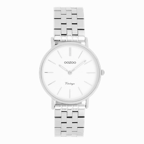Silver coloured OOZOO watch with stainless steel bracelet - C20405,seiko watches,couple watches,watches designer,watches discount,women watches,best women watches,high end women's watches,high quality women's watches