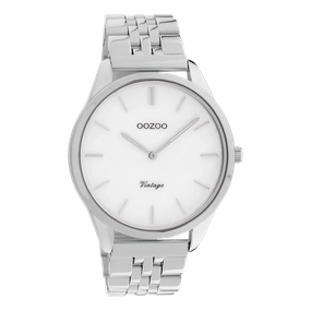 Silver coloured OOZOO watch with stainless steel bracelet - C9980,seiko watches,couple watches,watches designer,watches discount,women watches,best women watches,high end women's watches,high quality women's watches