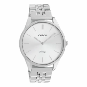 Silver coloured OOZOO watch with stainless steel bracelet - C9981,seiko watches,couple watches,watches designer,watches discount,women watches,best women watches,high end women's watches,high quality women's watches