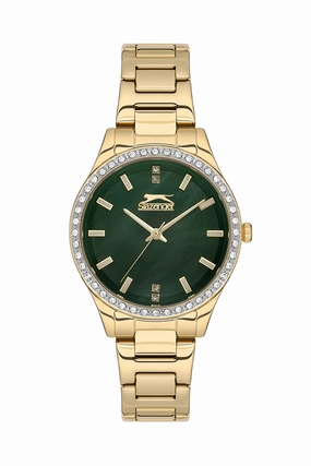 Slazenger - SL.9.2222.3.05 - Quartz Female Green Dial Watch women's watches,watch for women