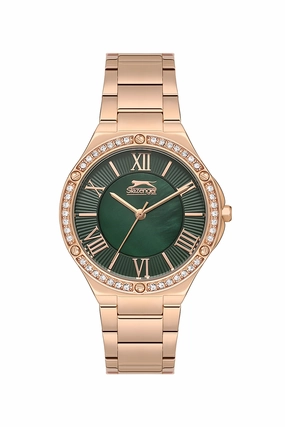 Slazenger - SL.9.2225.3.04 - Quartz Female Green Dial Watch women's watches,watch for women