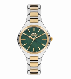 Slazenger - SL.9.2254.3.08 - Quartz Female Green Dial Watch women's watches,watch for women