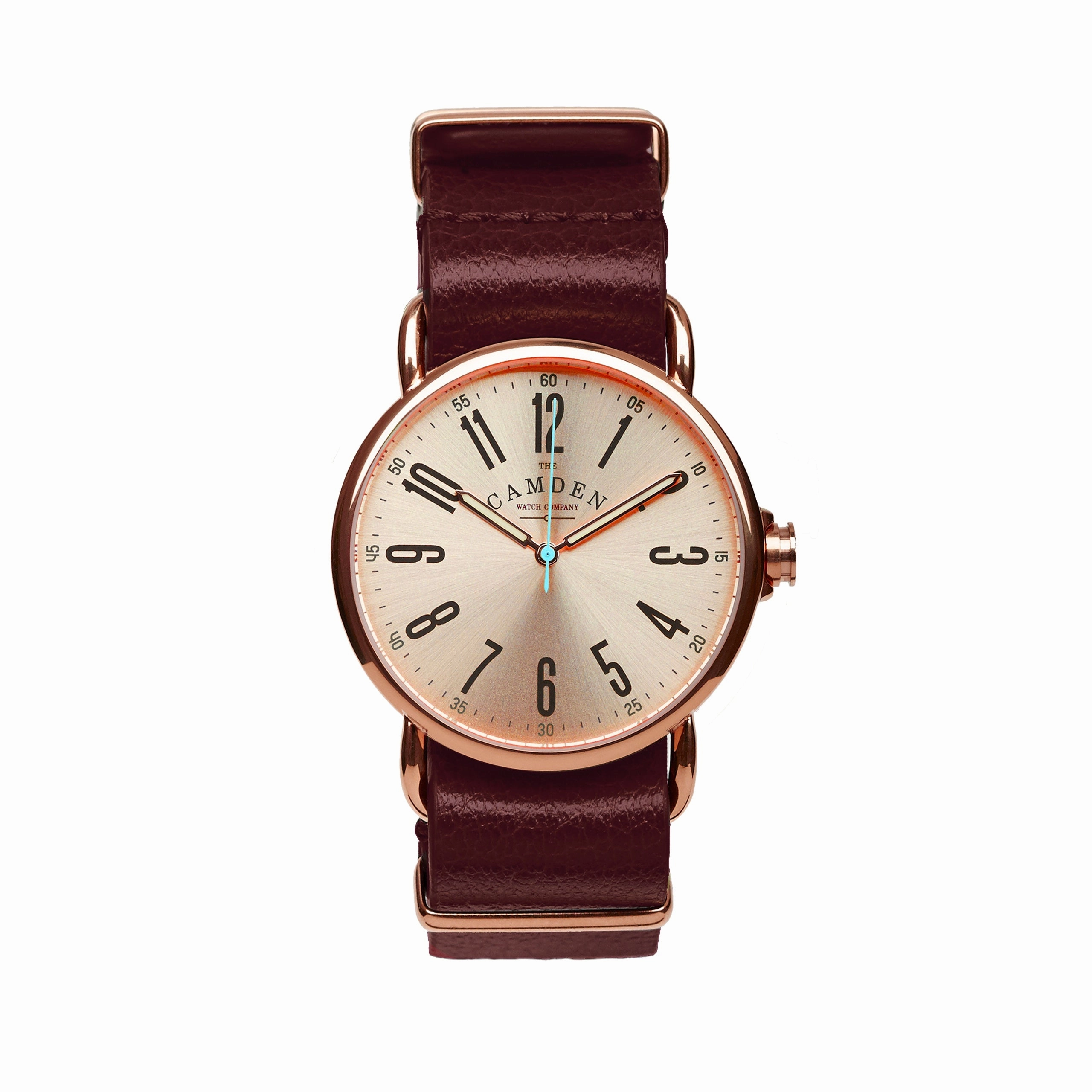 SMALL No.88 Rose Gold and Oxblood Leather,women's watches,ladies watch,elegant women's watch, minimalist women??s watch,fashion watch for women, classic watch for women,waterproof women??s watch,women's watch for work, women's watch for gift, wedding w