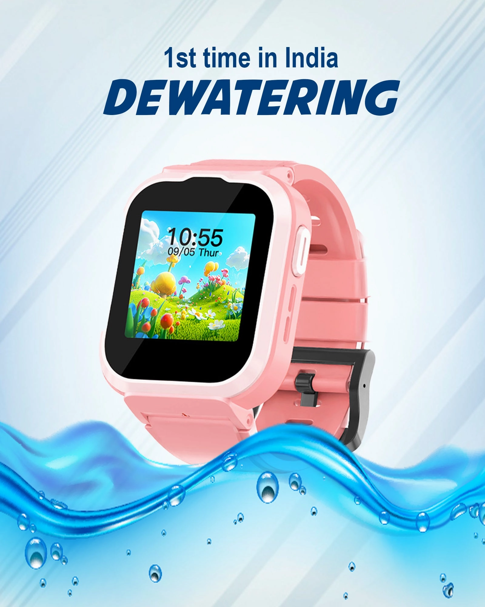 Spiky 4G Cyclops 4g Voice Calling Kids Smartwatch