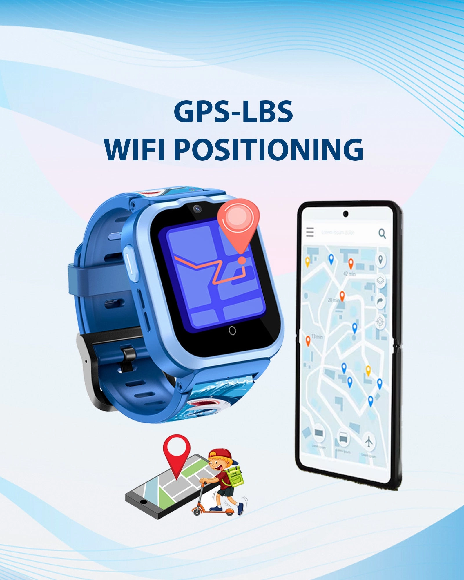 Spiky 4G Cyclops 4g Voice Calling Kids Smartwatch
